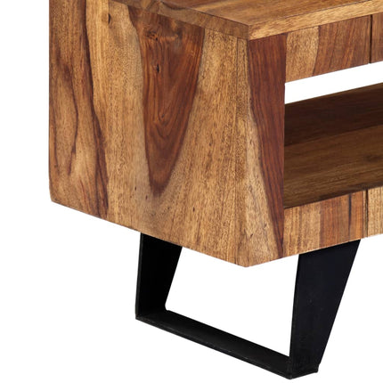 TV Stand 55.1"x11.8"x15.7" Solid Wood Acacia