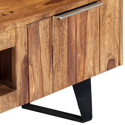 TV Stand 55.1"x11.8"x15.7" Solid Wood Acacia