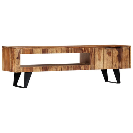 TV Stand 55.1"x11.8"x15.7" Solid Wood Acacia