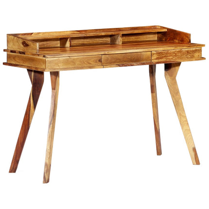 Writing Desk 45.3"x19.7"x33.5" Solid Acacia Wood