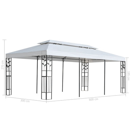 Gazebo 9.8'x19.7'White