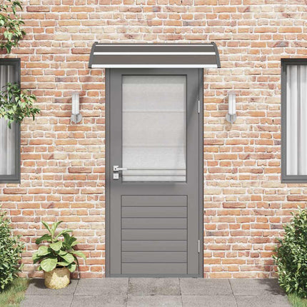 Door Canopy Black 47.2"x29.5" PC