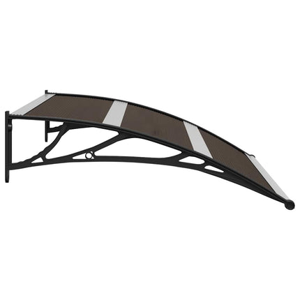 Door Canopy Black 47.2"x29.5" PC