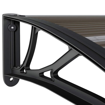 Door Canopy Black 47.2"x29.5" PC