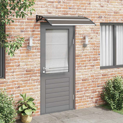 Door Canopy Black 47.2"x29.5" PC