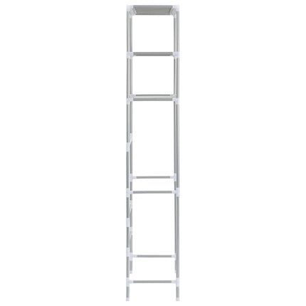 3-Tier Storage Rack over Toilet Silver 20.9"x11"x66.5