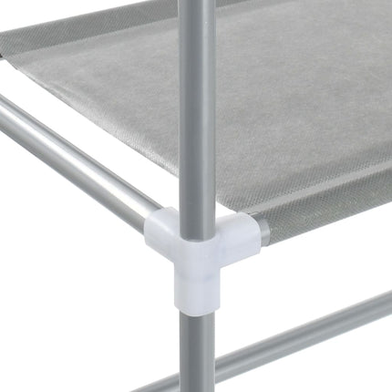 3-Tier Storage Rack over Laundry Machine Silver 27.2"x11"x66.5