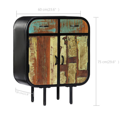 Sideboard 23.6"x11.8"x29.5" Solid Reclaimed Wood