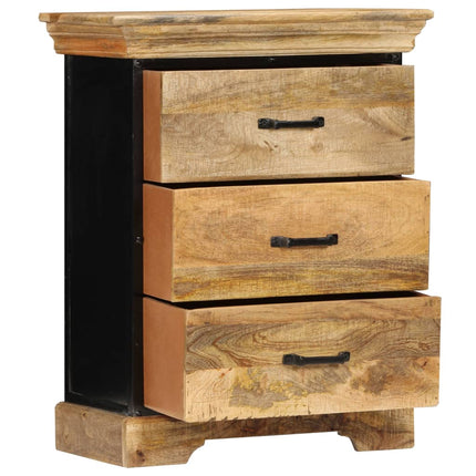 Chest of Drawers 23.6"x11.8"x29.5" Solid Mango Wood