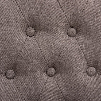 Dining Chairs 4 pcs Taupe Fabric