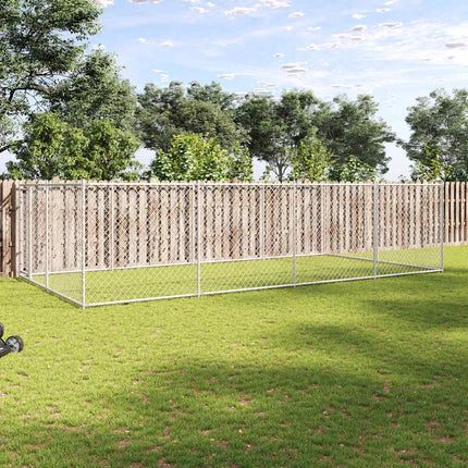 Outdoor Dog Kennel 24.9'x12.5'x6.2'