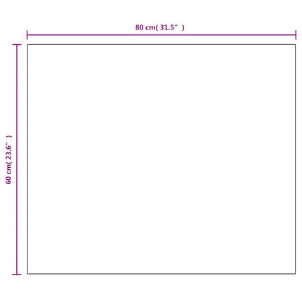 Frameless Mirror 31.5"x23.6" Glass