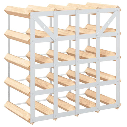Wine Rack for 20 Bottles Solid Pinewood