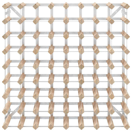Wine Rack for 72 Bottles Solid Pinewood
