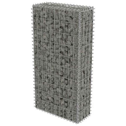 Gabion Wall with Covers Galvanized Steel 19.7"x7.78"x39.4