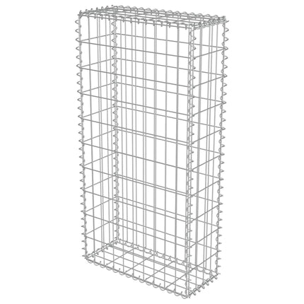 Gabion Wall with Covers Galvanized Steel 19.7"x7.78"x39.4