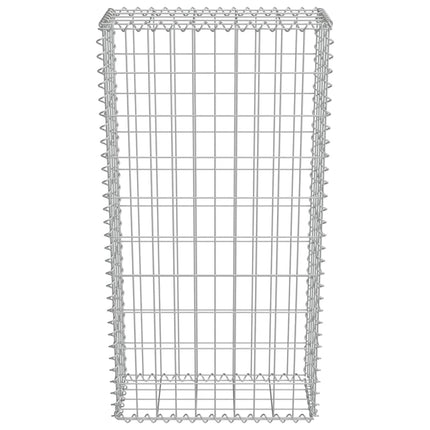 Gabion Wall with Covers Galvanized Steel 19.7"x7.78"x39.4