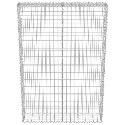 Gabion Wall with Covers Galvanized Steel 39.4"x7.87"x59