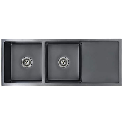 Handmade Kitchen Sink Black Stainless Steel