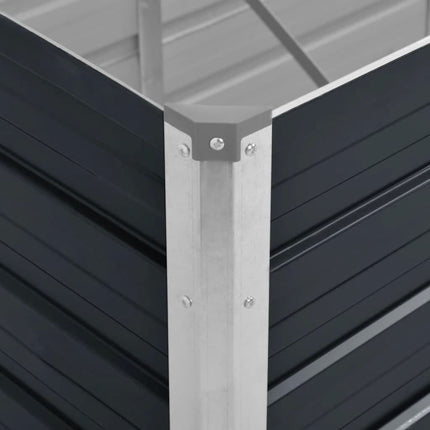 Garden Raised Bed Anthracite 39.4"x15.7"x30.3" Galvanized Steel