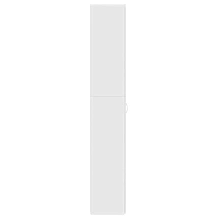 Office Cabinet White 23.6x12.6x74.8" Engineered Wood
