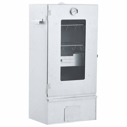 BBQ Oven Smoker with 2.2 lb Wood Chips 17.5"x11.4"x32.7