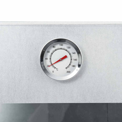 BBQ Oven Smoker with 2.2 lb Wood Chips 17.5"x11.4"x32.7