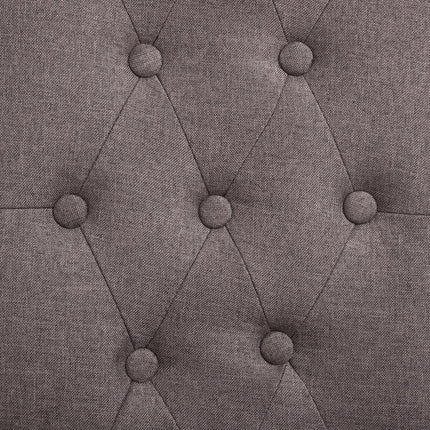 Dining Chairs 4 pcs Taupe Fabric