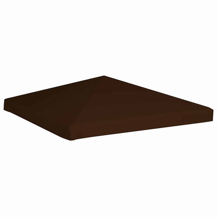Gazebo Top Cover 9.1 oz/yd² 9.8'x9.8'Brown