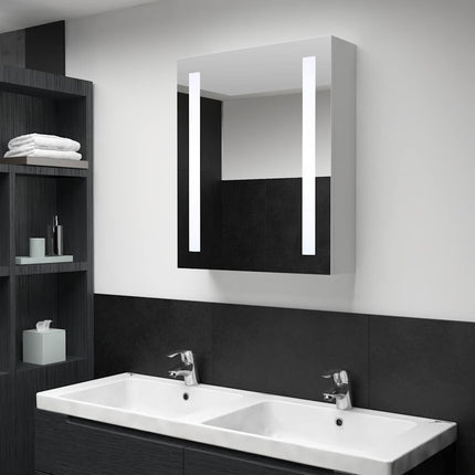 LED Bathroom Mirror Cabinet 19.7"x5.1"x27.6