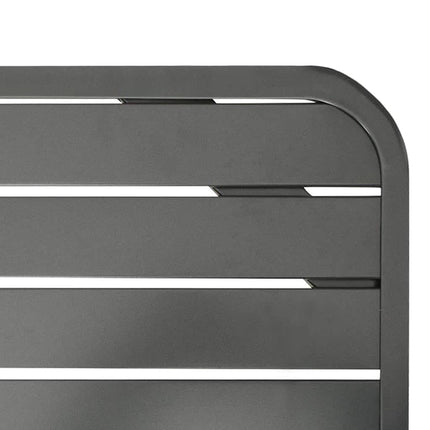 Patio Table Dark Gray 70.9"x32.7"x28.3" Steel