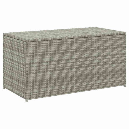 Patio Storage Box Poly Rattan 39.4"x19.7"x19.7" Gray
