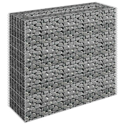 Gabion Raised Bed Galvanized Steel 35.4"x11.8"x35.4