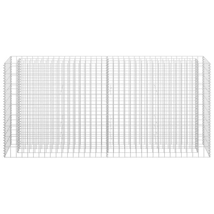 Gabion Raised Bed Galvanized Steel 70.9"x11.8"x35.4