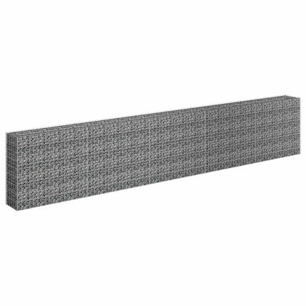 Gabion Raised Bed Galvanized Steel 177.2"x11.8"x35.4