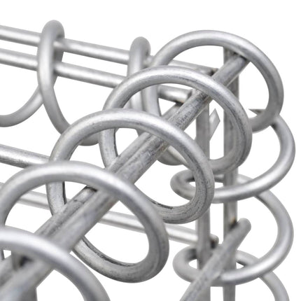 H-Shaped Gabion Planter Steel Wire 102.4"x15.7"x39.4