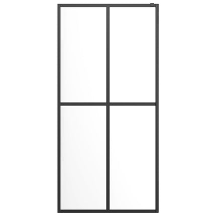 Walk-in Shower Screen Clear Tempered Glass 35.4"x76.8