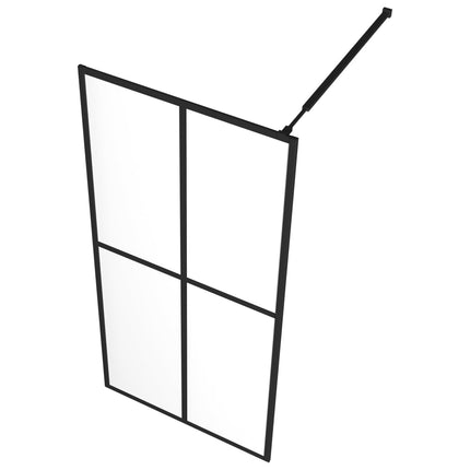 Walk-in Shower Screen Clear Tempered Glass 35.4"x76.8