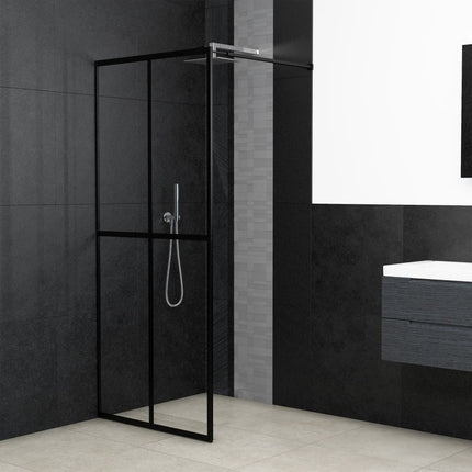 Walk-in Shower Screen Clear Tempered Glass 46.5"x74.8