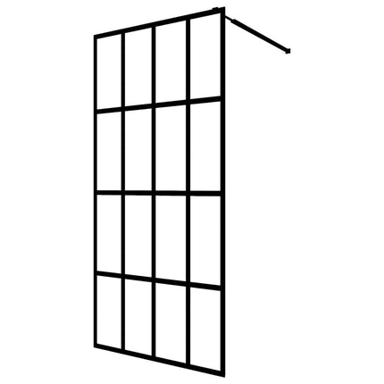 Walk-in Shower Screen Frosted Tempered Glass 31.5"x76.8