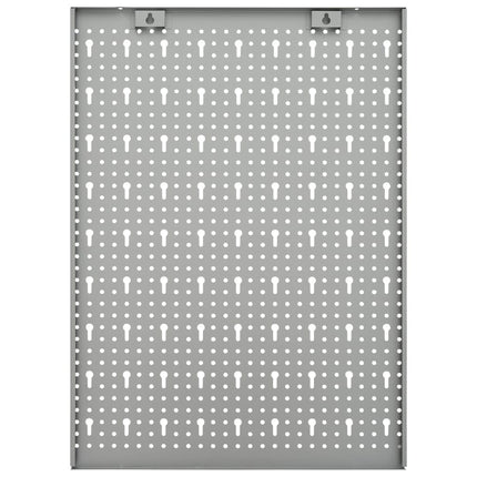 Wall-mounted Peg Boards 4 pcs 15.7"x22.8" Steel
