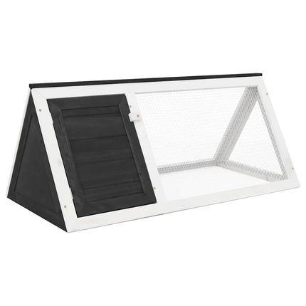Animal Rabbit Cage Gray Wood