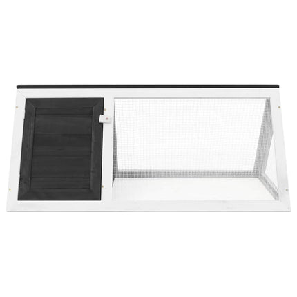 Animal Rabbit Cage Gray Wood