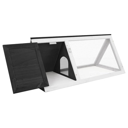 Animal Rabbit Cage Gray Wood