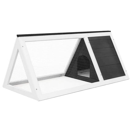 Animal Rabbit Cage Gray Wood