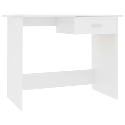 Desk White 39.4"x19.7"x29.9" Engineered Wood