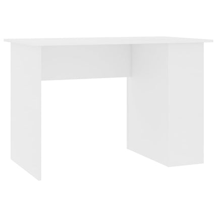 Desk White 43.3"x23.6"x28.7" Engineered Wood