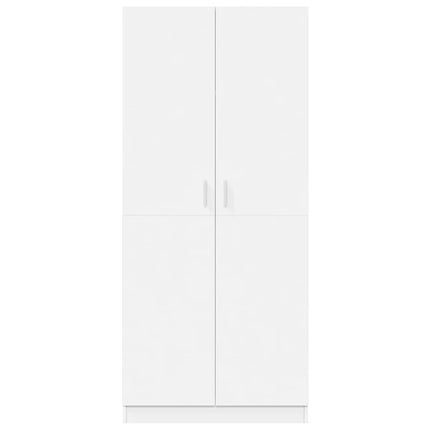 Wardrobe White 31.5"x20.5"x70.9" Engineered Wood