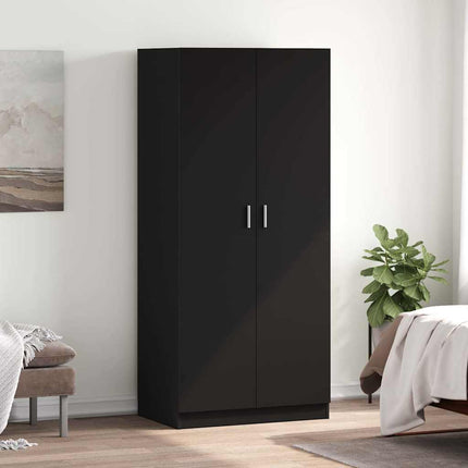 Wardrobe Black 31.5"x20.5"x70.9" Engineered Wood
