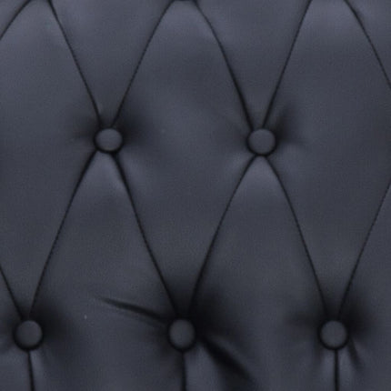 Reclining Chair Black Faux Leather